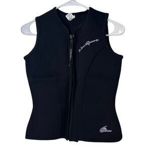 NeoSport 2.5mm Womens Neoprene Front Zip Wetsuit Vest Size 6 Watersports Diving